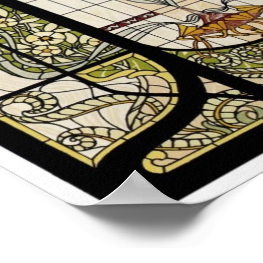 Glas in lood poster (Hoek)