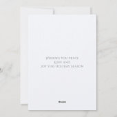  Glas in lood Prettige feestdagen Feestdagenkaart (Achterkant)