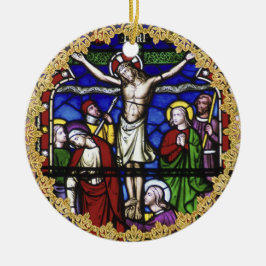 Glas in lood Priest Ordination Jubileum Keramisch Ornament