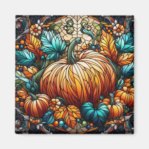 Glas in lood Pumpkin Art Magneet