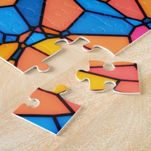 Glas in lood Puzzle Legpuzzel (Zijkant)