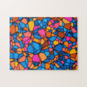 Glas in lood Puzzle Legpuzzel (Horizontaal)