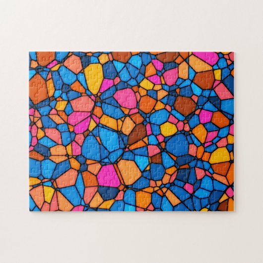 Glas in lood Puzzle Legpuzzel (Horizontaal)