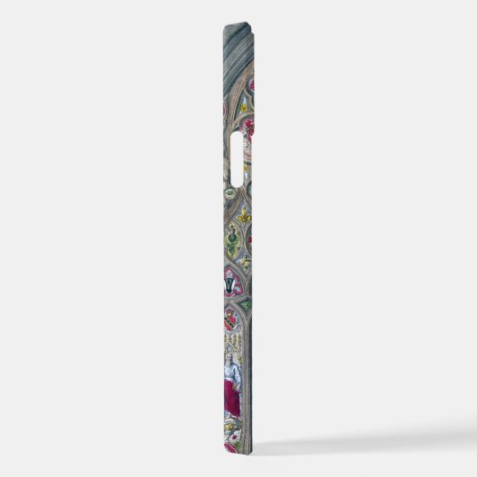 Glas in lood raam kathedraal kerkafbeelding iPhone hoesje (Rechterkant)