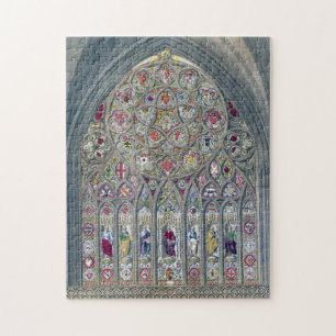 Glas in lood raam kathedraal kerkafbeelding legpuzzel