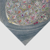 Glas in lood raam kathedraal kerkafbeelding tissuepapier (Detail)