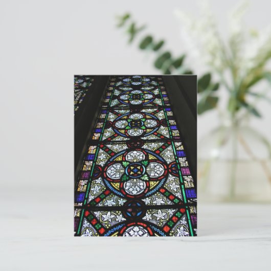 Glas in lood raam St Mary Bishops Lydeard Briefkaart (Staand voorkant)