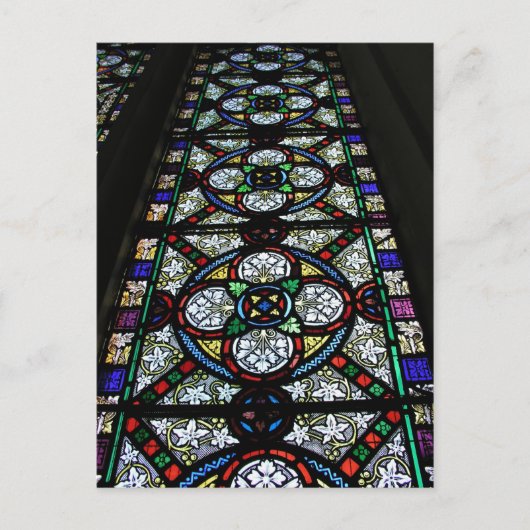 Glas in lood raam St Mary Bishops Lydeard Briefkaart (Voorkant)