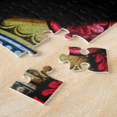 Glas in lood raam van Jezus Legpuzzel (Zijkant)