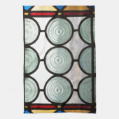 Glas in lood raamcirkels theedoek (Verticaal)