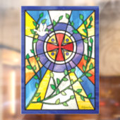 Glas in lood raamsticker (Vel 2)