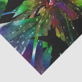 Glas in lood Rainbow Space LGBT Gay Pride Tissuepapier (Detail)