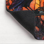 Glas in lood Ravens Muismat (Hoek)