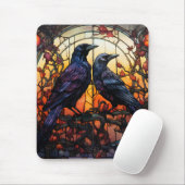 Glas in lood Ravens Muismat (Met muis)