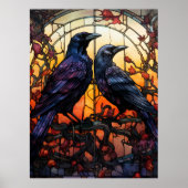 Glas in lood Ravens Poster (Voorkant)