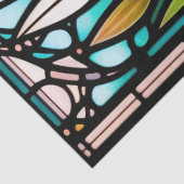 Glas in lood Reeds Illustratie Groot Tissuepapier (Detail)