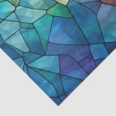 Glas in lood Regenboog Decoupage Tissuepapier (Detail)