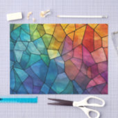 Glas in lood Regenboog Decoupage Tissuepapier (Craft)
