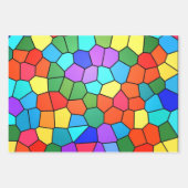 Glas in lood regenboog inpakpapier vel (Voorkant 3)