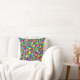 Glas-in-lood Regenboog Kussen