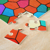 Glas in lood regenboog legpuzzel (Zijkant)