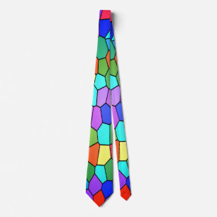 Glas in lood regenboog stropdas