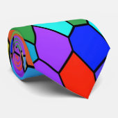Glas in lood regenboog stropdas (Opgerold)