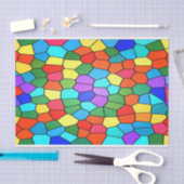 Glas in lood regenboog tissuepapier (Craft)