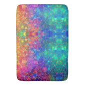 Glas in lood regenboogpatroon badmat (Voorkant Verticaal)