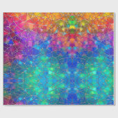 Glas in lood regenboogpatroon cadeaupapier (Vlak)