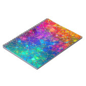 Glas in lood regenboogpatroon notitieboek (Linkerzijde)