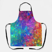 Glas in lood regenboogpatroon schort (Voorkant)