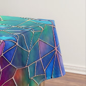 Glas in lood regenboogpatroon tafelkleed (Voorbeeld)