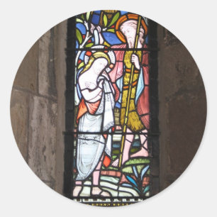 Glas in lood Religieuze Venster Stickers