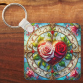 Glas in lood Romance Sleutelhanger (Voorkant)