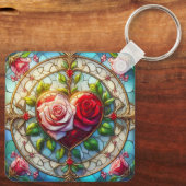 Glas in lood Romance Sleutelhanger (Achterkant)
