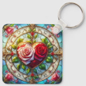 Glas in lood Romance Sleutelhanger (Achterkant)