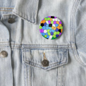 Glas in lood ronde button 5,7 cm (In situ)