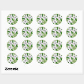 Glas-in-lood Ronde Stickers (Vel)