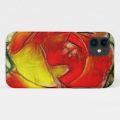 Glas in lood Roos Case-Mate iPhone Case (Achterkant (horizontaal))