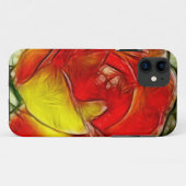 Glas in lood Roos Case-Mate iPhone Case (Achterkant (horizontaal))