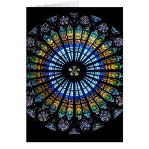 Glas in lood roos in Straatsburg