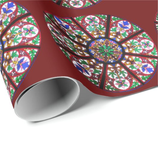 Glas in lood Round Church Window Cadeaupapier (Rol Hoek)