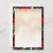 Glas in lood Rozen Beauty and The Beast Kaart (Achterkant)