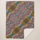 Glas in lood sherpa deken (Voorkant)