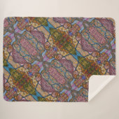 Glas in lood sherpa deken (Voorkant (horizontaal))