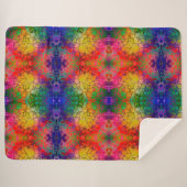 Glas in lood sherpa deken (Voorkant (horizontaal))