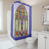 Glas in lood Shower Curtain Douchegordijn (In situ)