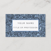 Glas in lood Silver Blue Visitekaartje (Voorkant)