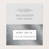 Glas in lood Silver Visitekaartje (Buitenkant ongevouwen)